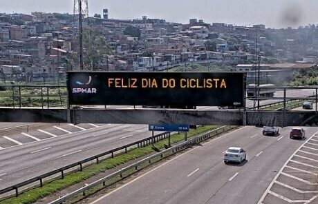 SPMAR celebra o Dia do Ciclista com campanha de conscientização no Rodoanel